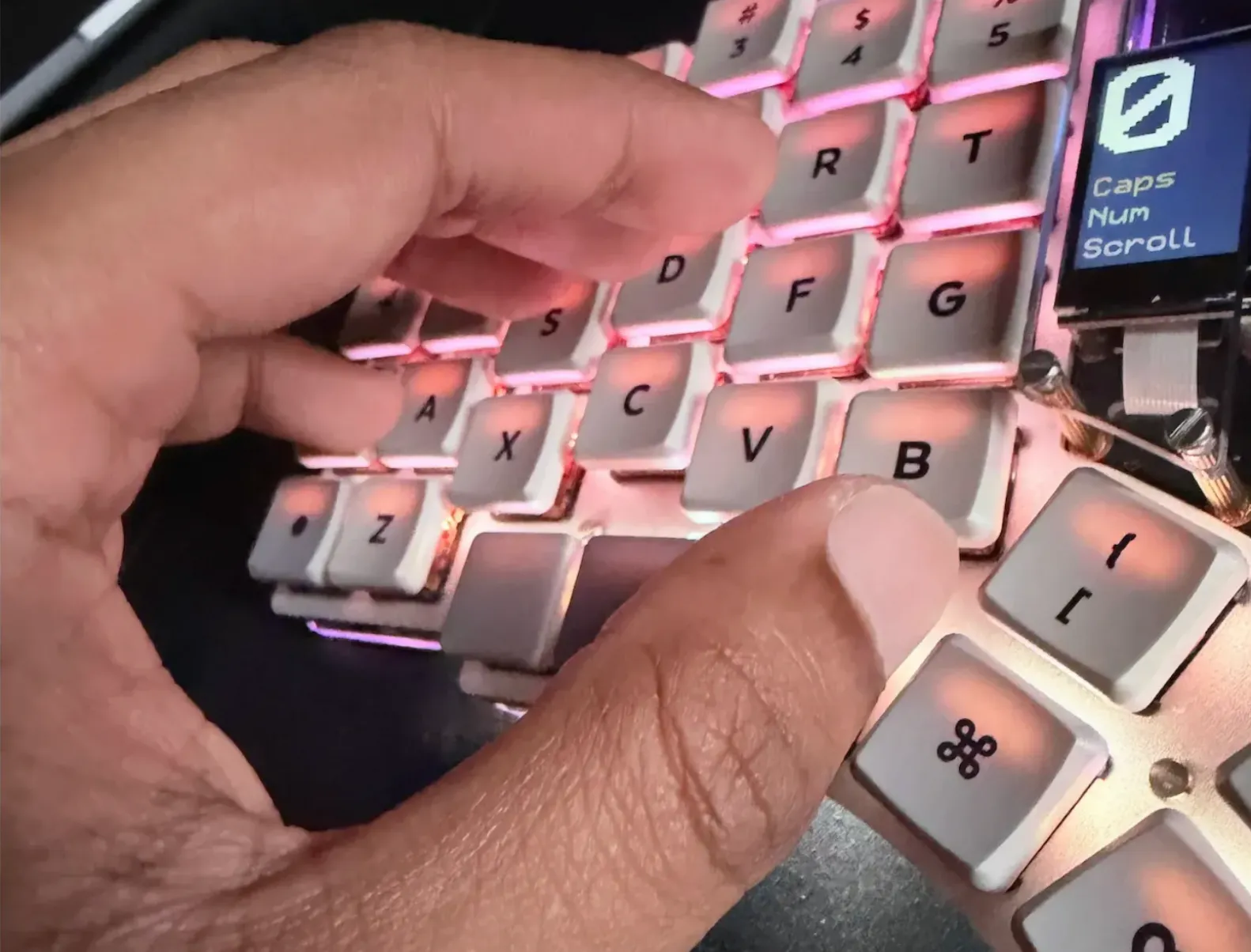 Typing on elora
